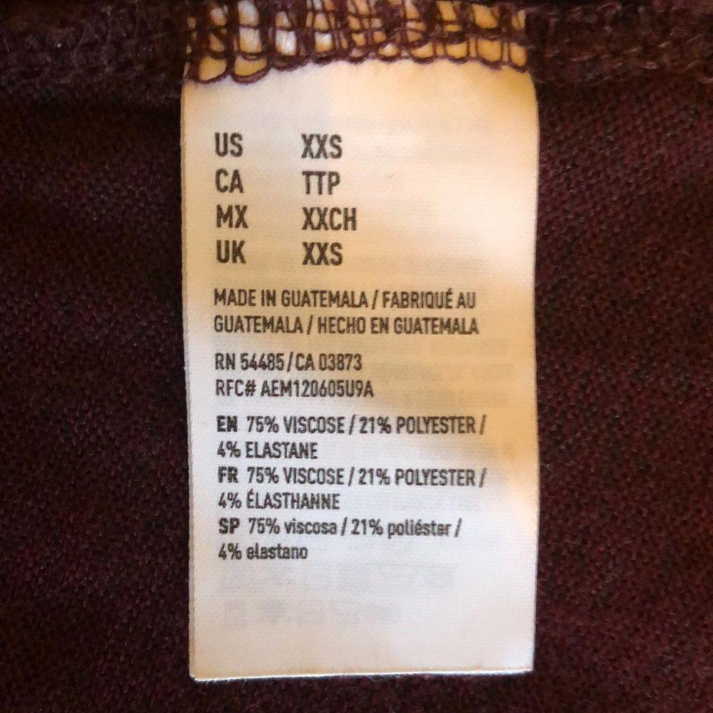 American Eagle Super Soft Chic Purple Turtleneck Dress - XXS - Picture 4 of 6